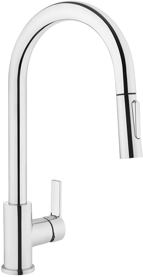 Смеситель Vitra Maestro с выдвижным изливом для кухни