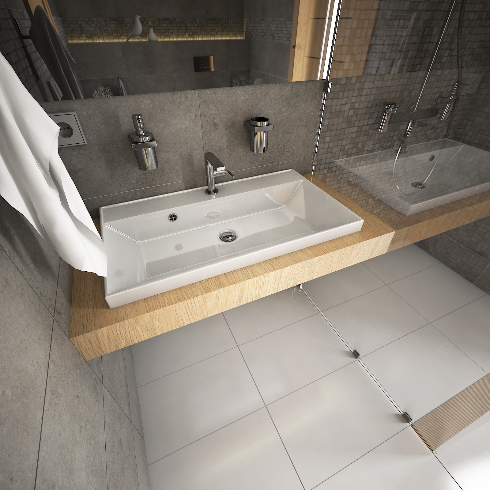 Раковина AQUAme Classica 80 см 4627173210188 белая