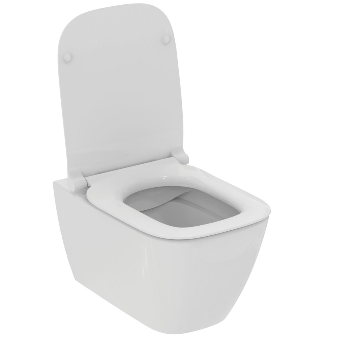 Унитаз подвесной безободковый Ideal Standard i.life B T533001 с крышкой-сиденьем микролифт, белый