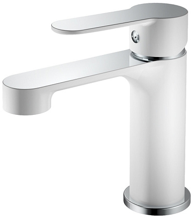 Смеситель для раковины HAIBA HB10557-8, латунь, белый/хром
