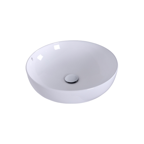 Orange B07-420W раковина накладная санфарфор, белый глянец