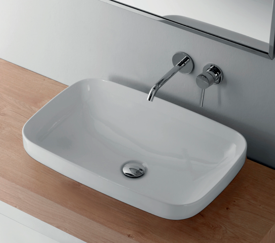 Раковина Kerasan Tribeca, 60x15, 514301, белый