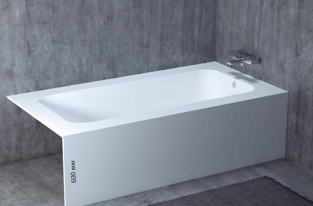 Ванна из искусственного камня S-Sense Salini Orlando 190x100 см глянцевая 102014G