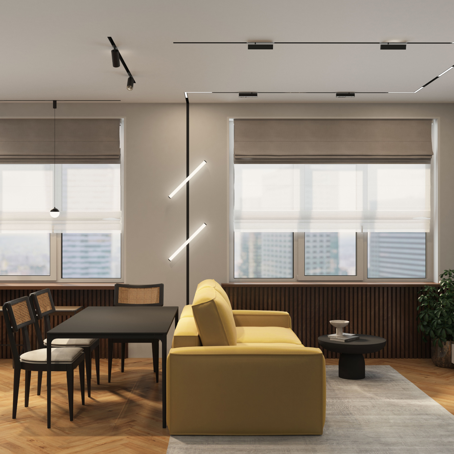 Трековый светильник Denkirs DK8014-BK
