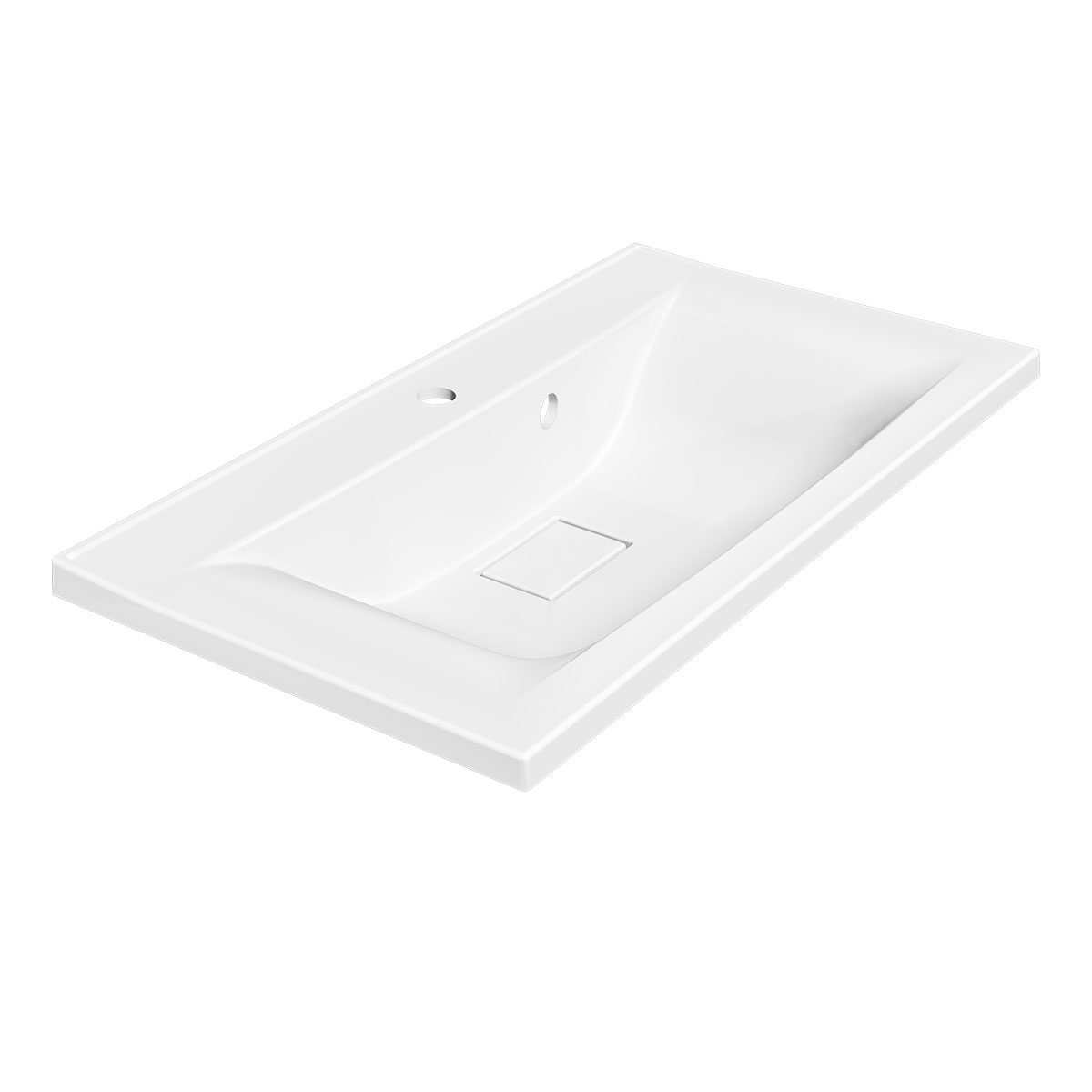 Раковина Vincea из искуственного камня, цвет белый, VCB-3M800W
