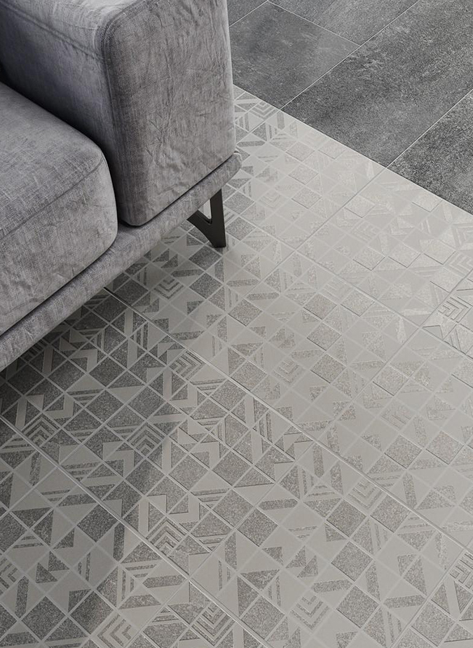 Керамогранит Kerama Marazzi Декор Про Нордик серый светлый мозаичный 30х30