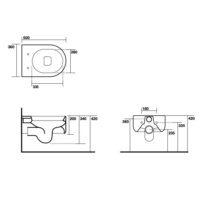 Подвесной унитаз Kerasan Flo 311501
