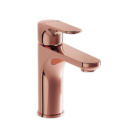 Смеситель для раковины VITRA Root Round A4270626EXP глянцевый черный