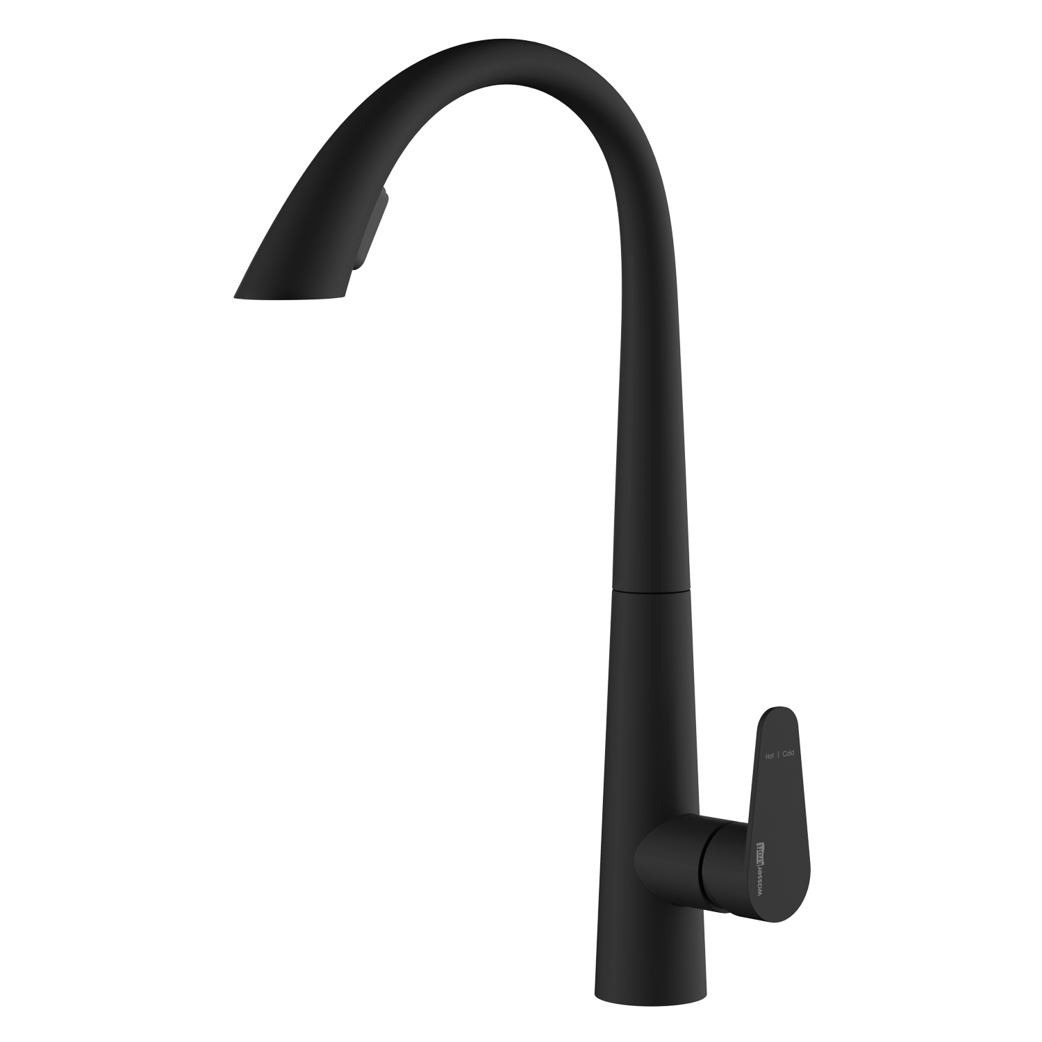 Смеситель для кухонной мойки Wasserkraft A8667 с выдвижной лейкой, MagicBlack