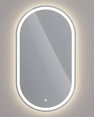 Зеркало Dreja LUNO 55х100 см, сенсорный выключатель, LED-подсветка, ф-я антизапотевания