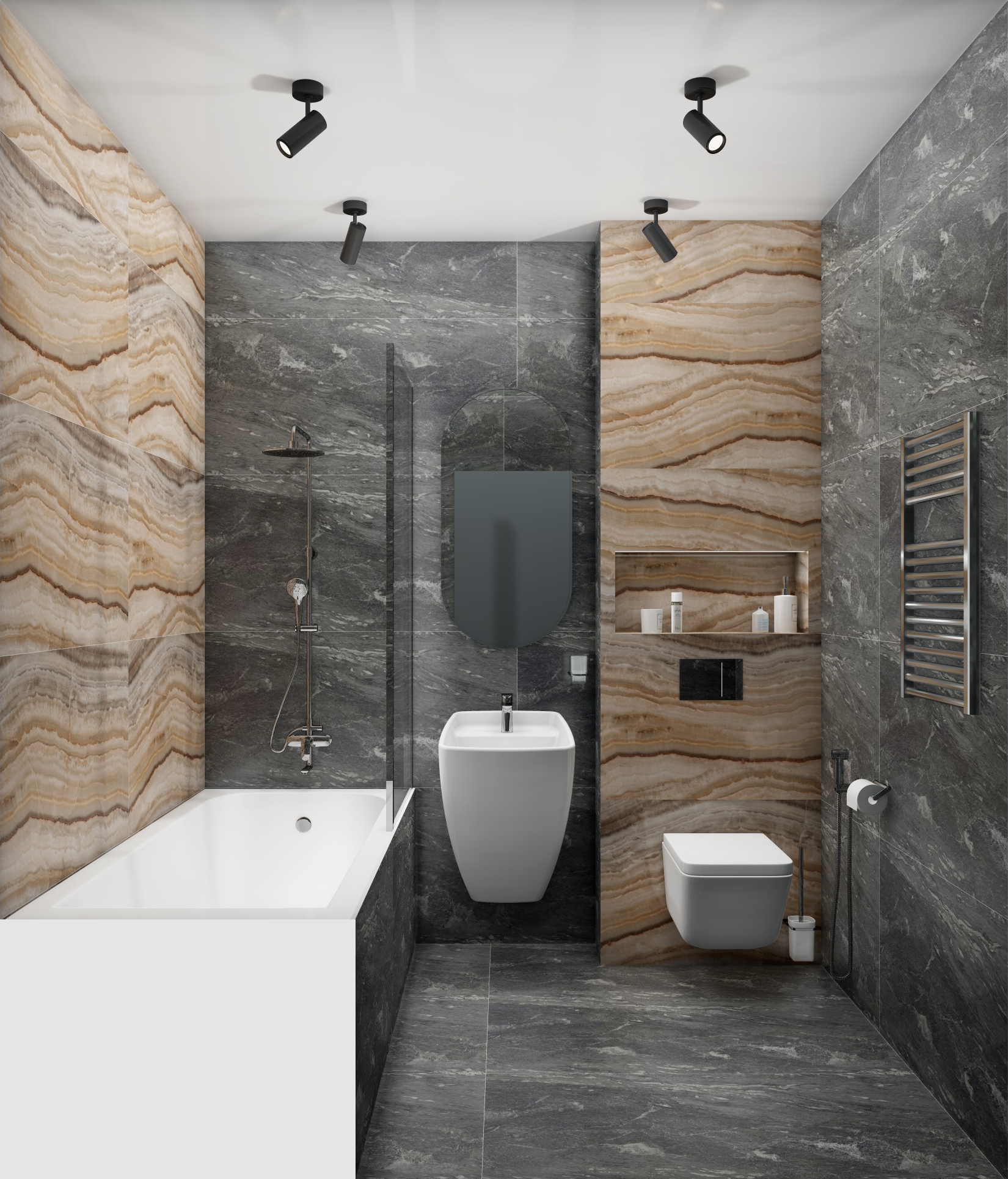 Керамогранит Gracia Ceramica Marmo agat PG 01 lappato 60х120
