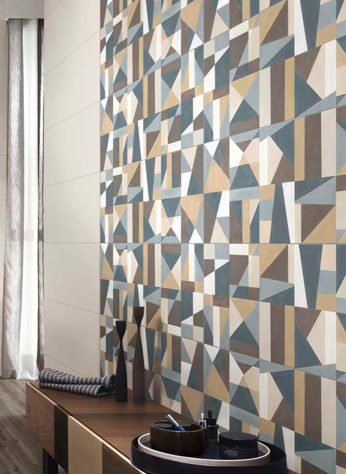 Керамическая плитка Marazzi Italy Декор Colorplay Decoro Tiles Cream 30х90
