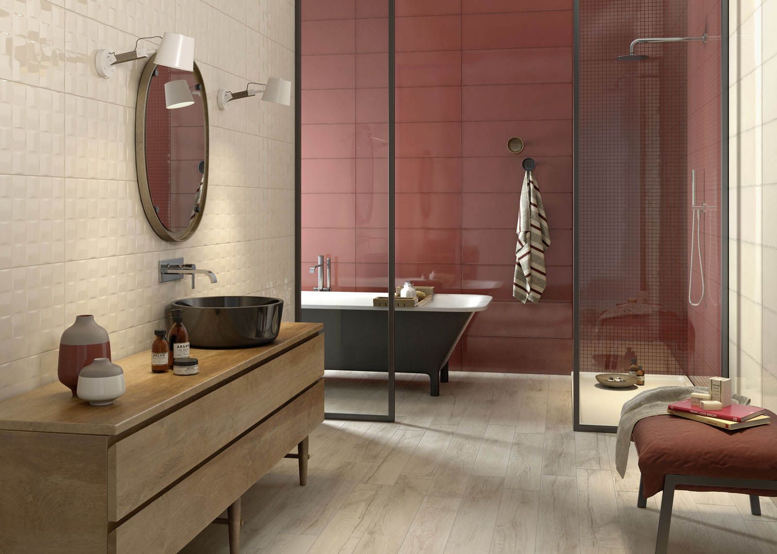 Керамическая плитка Marazzi Italy Плитка Pottery Slate 25х76