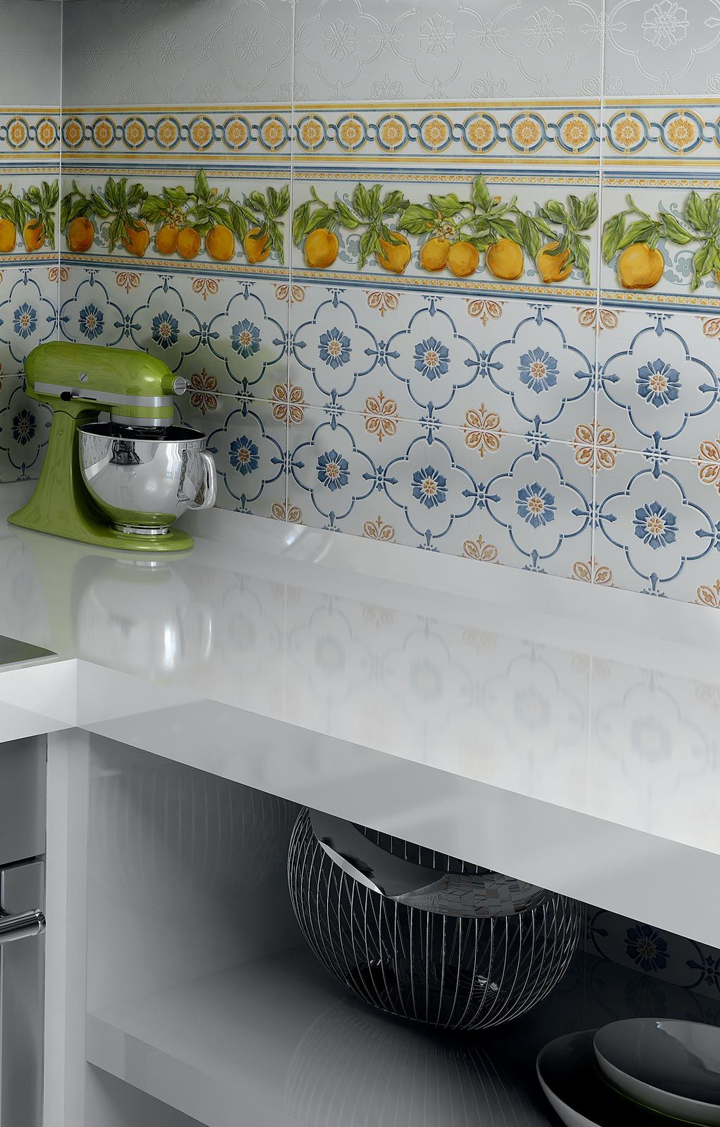 Керамическая плитка Kerama Marazzi Бордюр Карандаш салатный 1,5х20