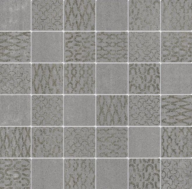 Керамогранит Kerama Marazzi Декор Про Дабл серый темный мозаичный 30х30