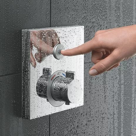 Термостат Hansgrohe ShowerSelect черный/хром