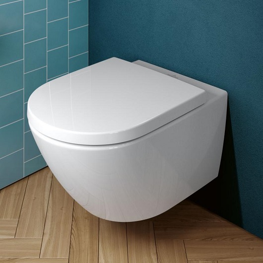 Подвесной унитаз Villeroy & Boch Subway 3.0 4670TSR1 с сиденьем микролифт