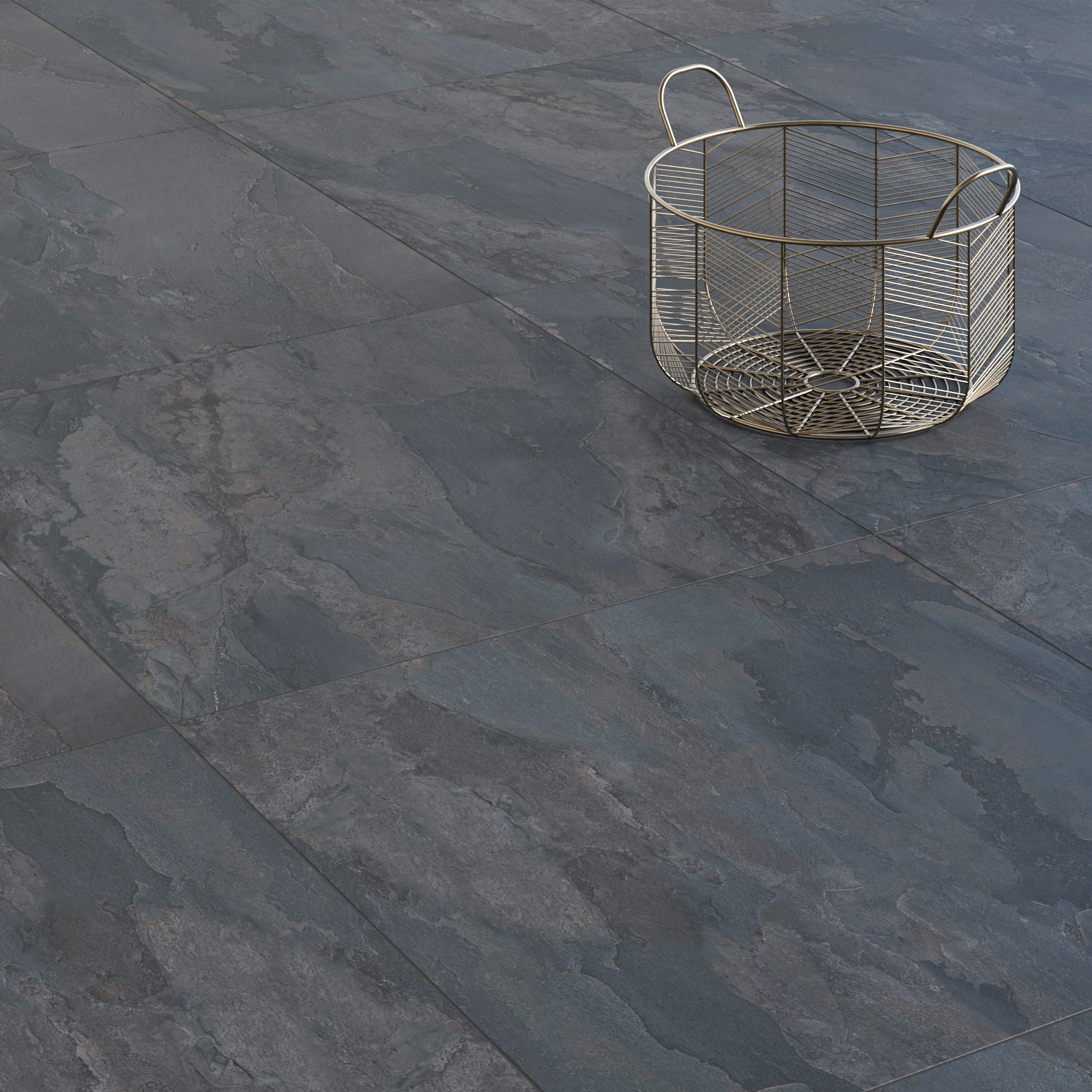 Керамогранит Kerama Marazzi Таурано черный обрезной 60х60