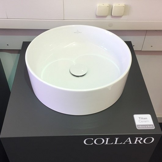 Раковина Villeroy&Boch Collaro 4A184001 40x40 см круглая без перелива