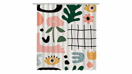 Fixsen DESIGN FX-2506 Штора для ванной Fixsen Summer