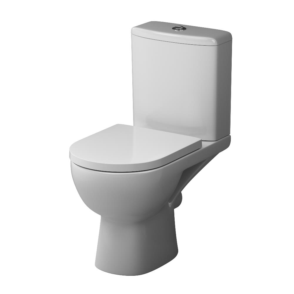 Унитаз-компакт безободковый Am.Pm Sunny C85C8600SC с крышкой-сиденьем микролифт белый