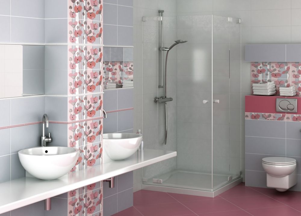 Керамическая плитка Kerama Marazzi Плитка Городские цветы белый 20х50