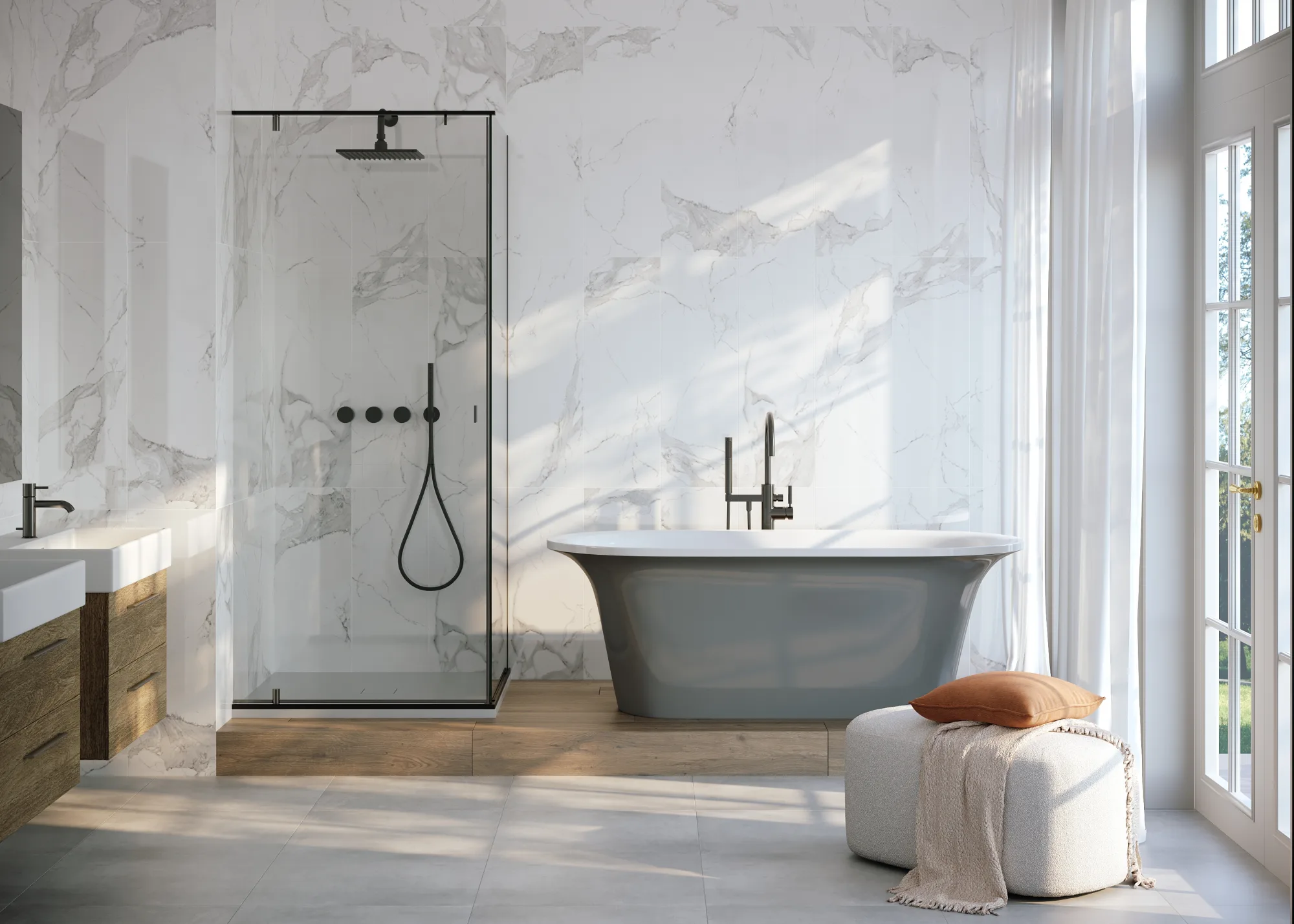Керамогранит Creto Avenzo Silver F P 59,5х59,5 R Full Lappato 1