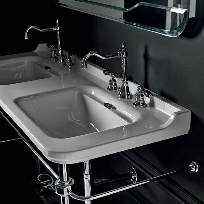Раковина Kerasan Waldorf, 150x20,5, 4143K1bi/cr*1, белая