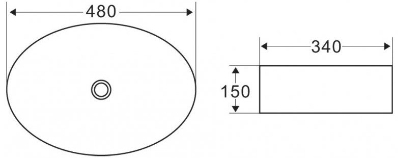 Раковина BelBagno, BB1085