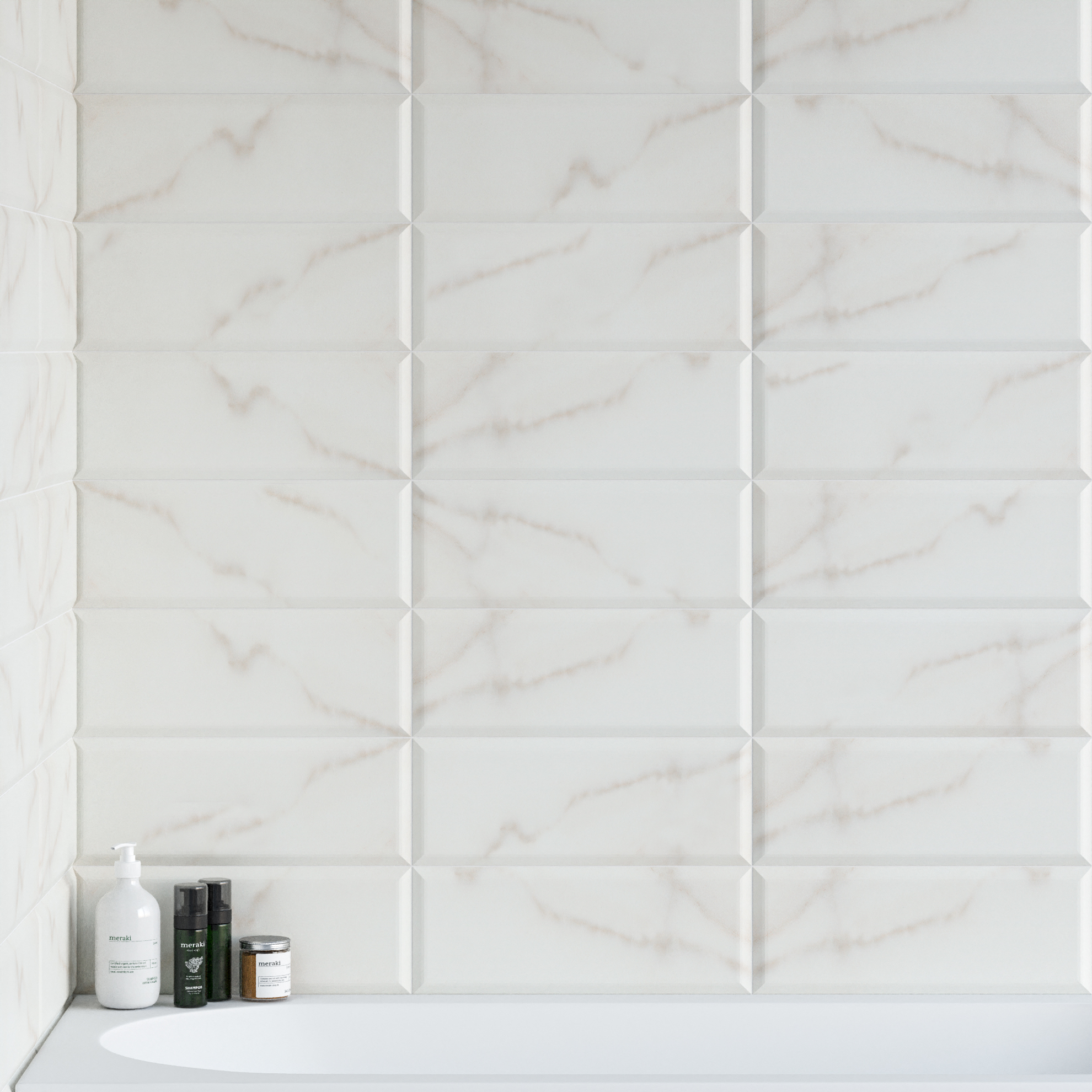 Керамическая плитка Kerama Marazzi Плитка Сибелес белый грань 15х40