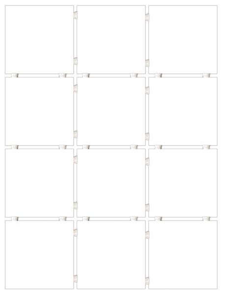 Керамическая плитка Kerama Marazzi Плитка Конфетти белый 30х40 (9,9х9,9)