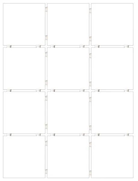 Керамическая плитка Kerama Marazzi Плитка Конфетти белый 30х40 (9,9х9,9)