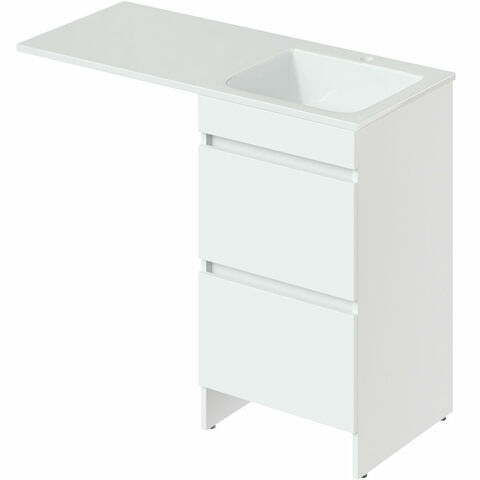 Orange Optima OP-50TUW тумба напольная под стиральную машину без раковины, белая