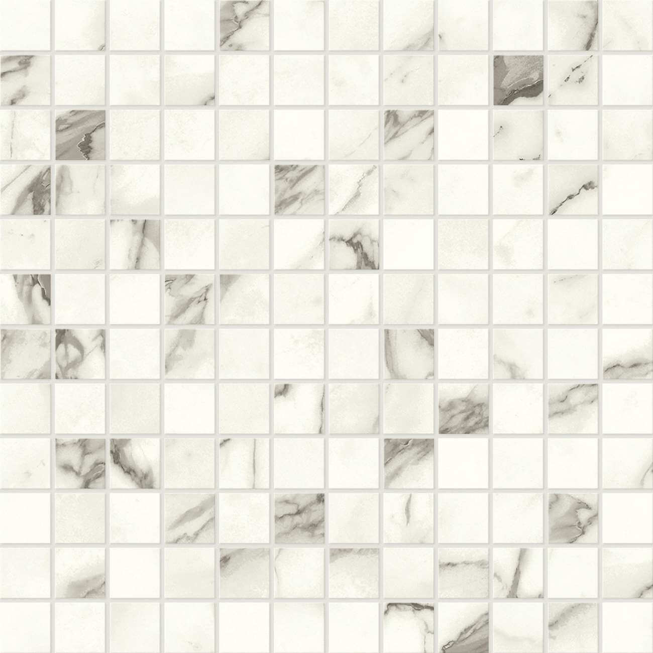 Мозаика Marvel Statuario Supremo Mosaico Lapp (A425)