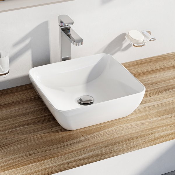 Раковина 38 см Ravak Uni Slim XJX01138001, белый