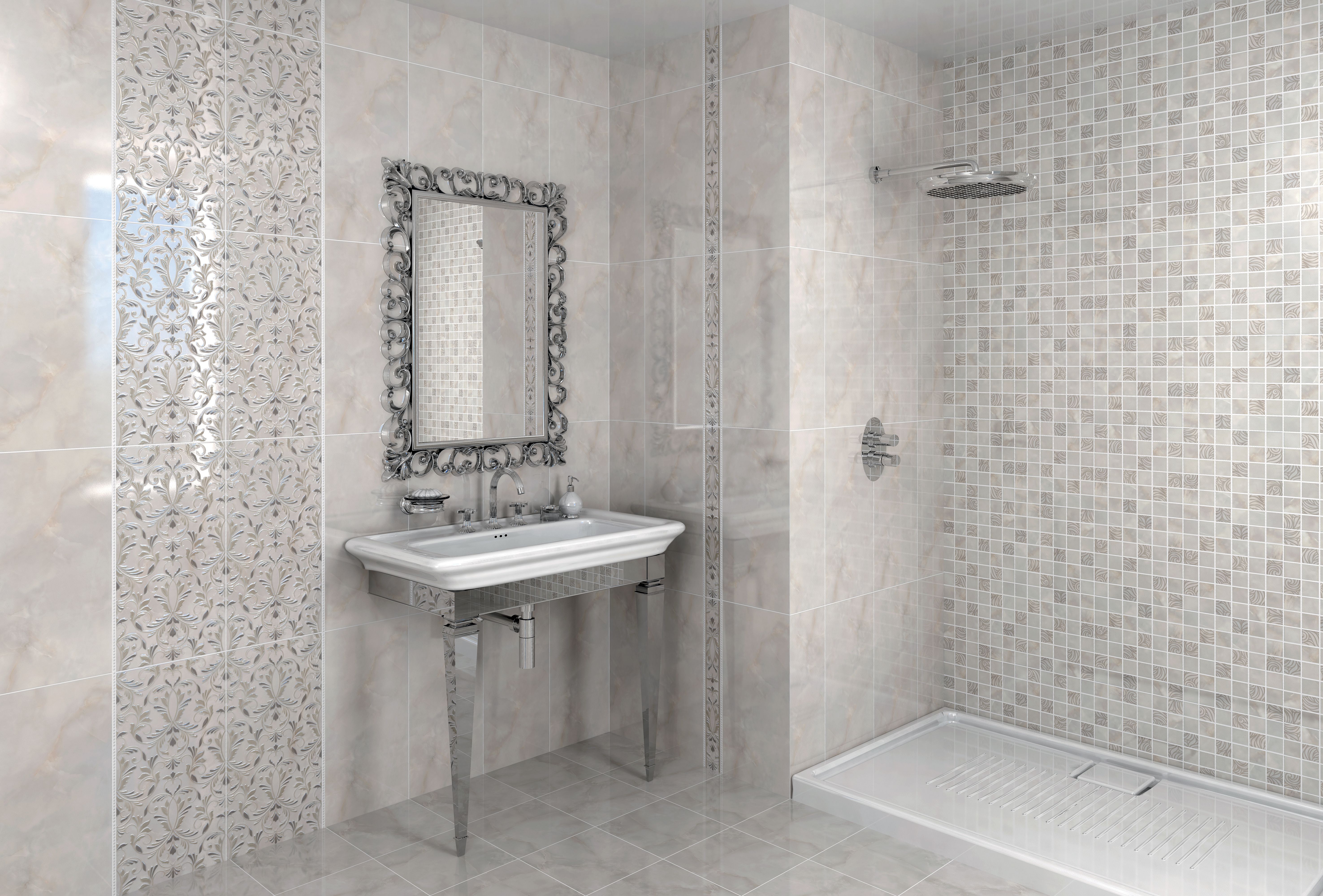 Керамическая плитка Kerama Marazzi Плитка Вирджилиано серый структура обрезной 30х60