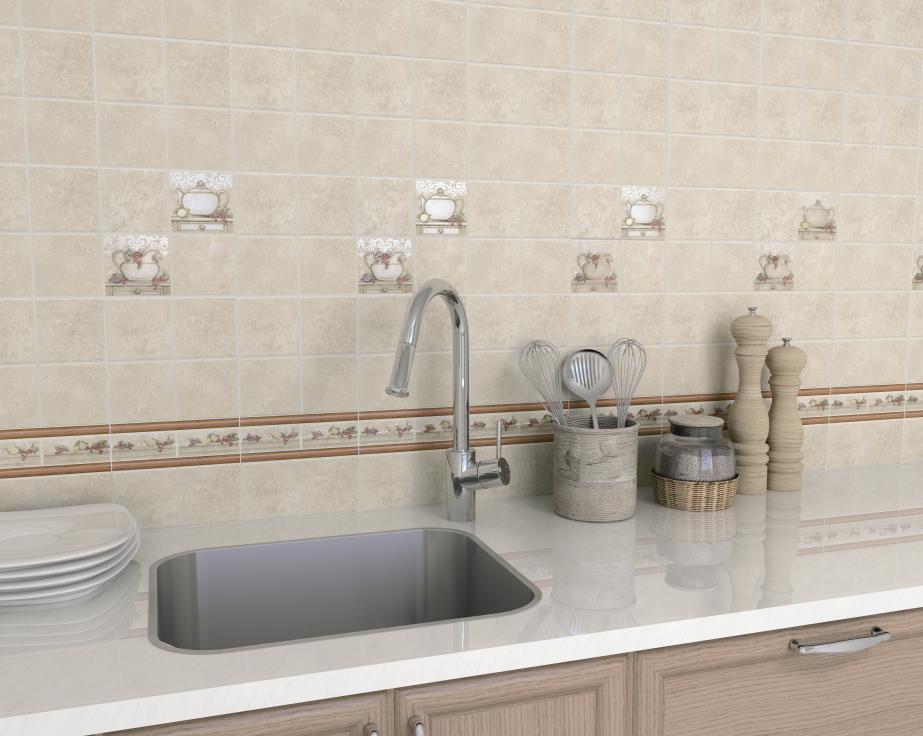 Керамическая плитка Kerama Marazzi Бордюр Карандаш Дерево коричневый матовый 1,5х20