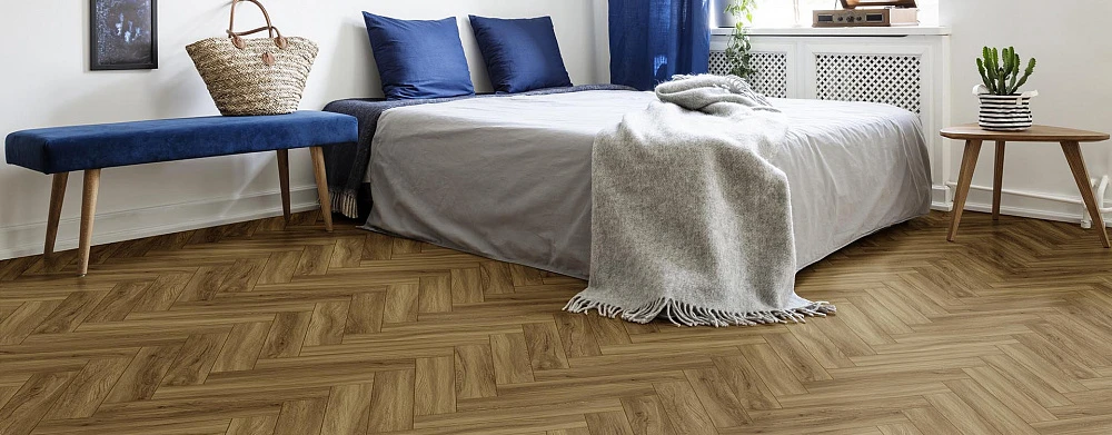 Кварц-винил (замковый) FirmFit Herringbone CW-934 Дуб Традиционный