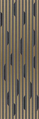 Керамическая плитка Villeroy&Boch Декор La Citta Grey Gold PVD Mix Line Matt.Rec. 40x120