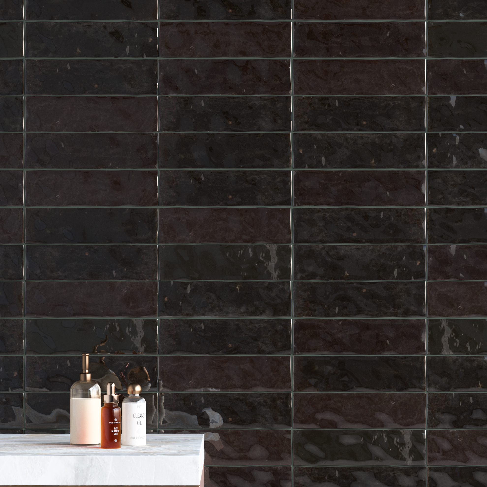 Керамогранит Marazzi Italy Lume Black 6х24