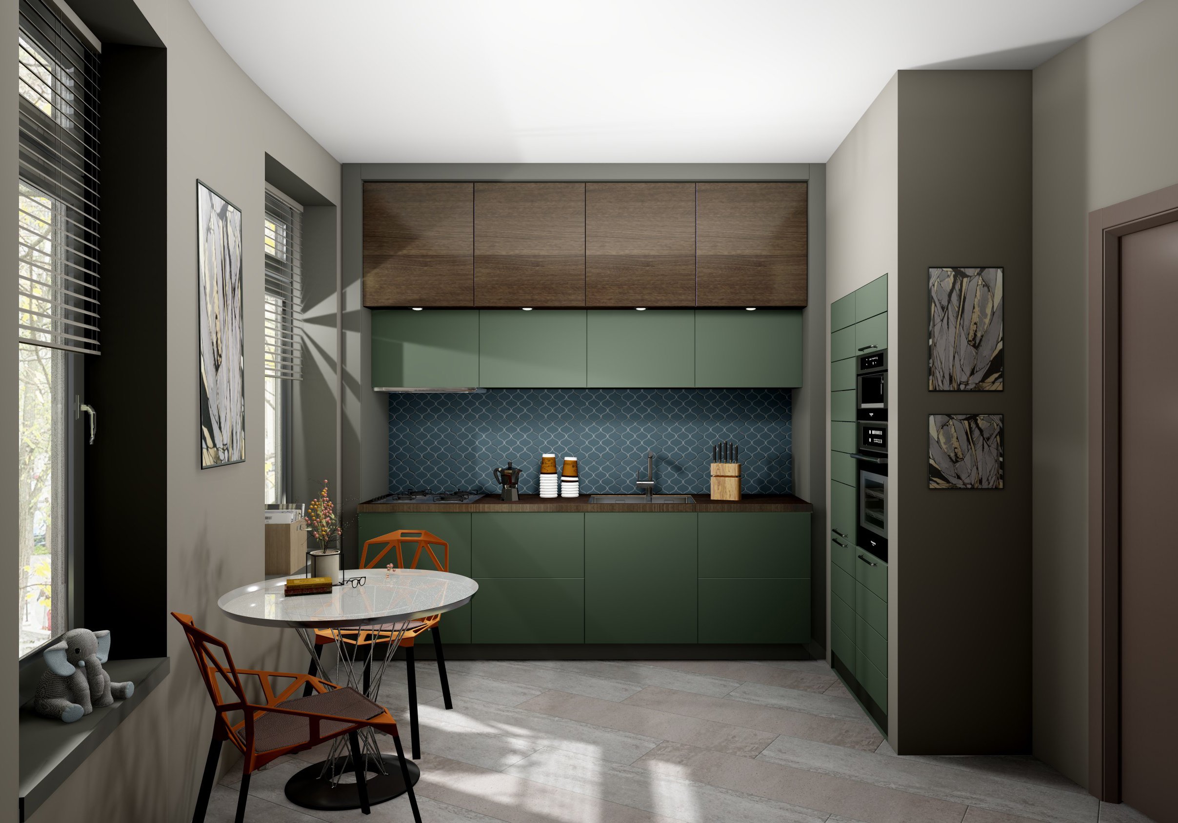 Керамогранит Serenissima Cir Costruire Metallo Titanio 30х120