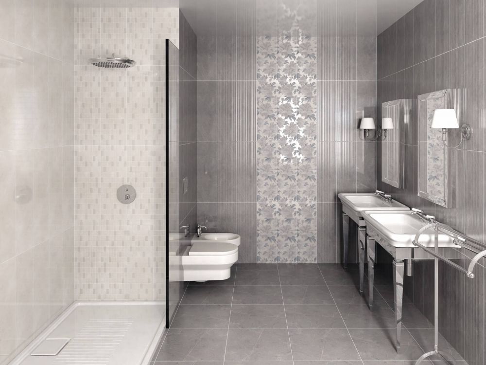Керамическая плитка Kerama Marazzi Плитка Низида серый обрезной 25х75