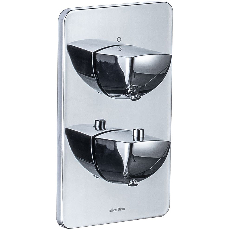 Термостат для душа Allen Brau Infinity 5.21216-00 хром глянец, на 2 потребителя