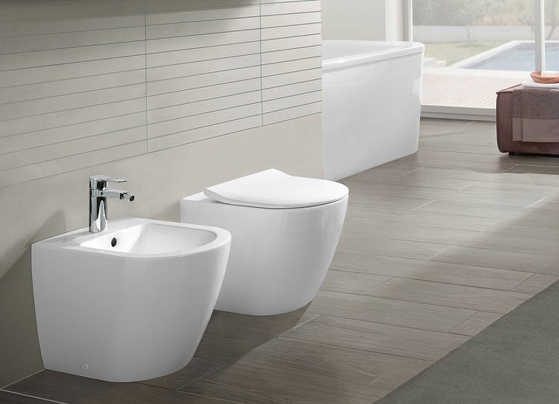 Унитаз приставной безободковый Villeroy&Boch Subway 2.0 5602R0R1 альпийский белый