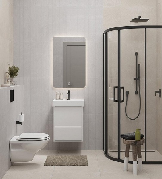 PRO.50.2/WHT Тумба PRO подвесная 2 ящика 50, белая матовая