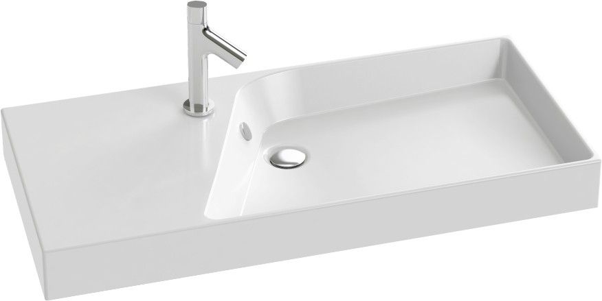 Раковина Jacob Delafon Rythmik 100 см EXN112-00 белый