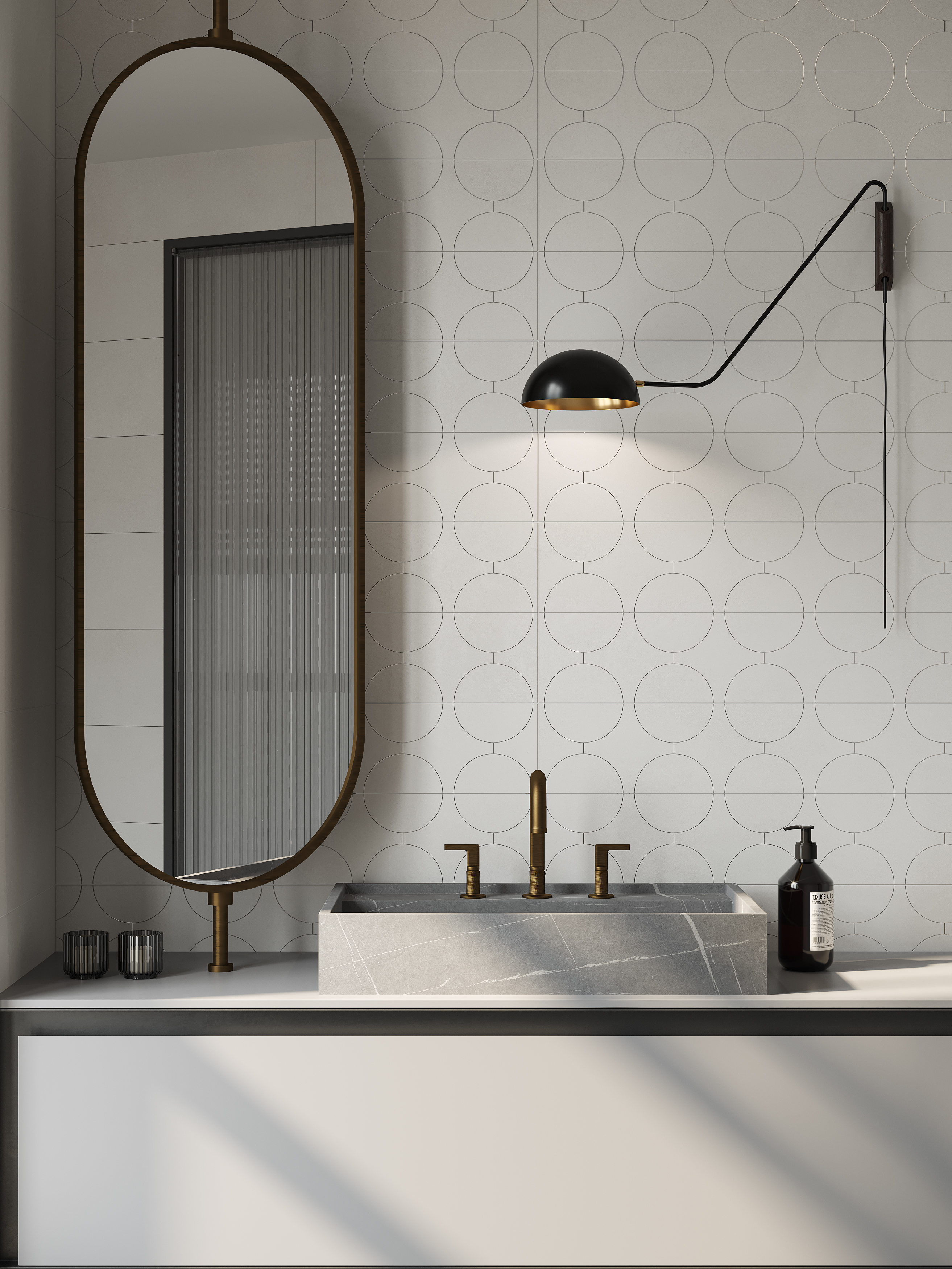 Керамическая плитка Creto Плитка Estetika light 30х90