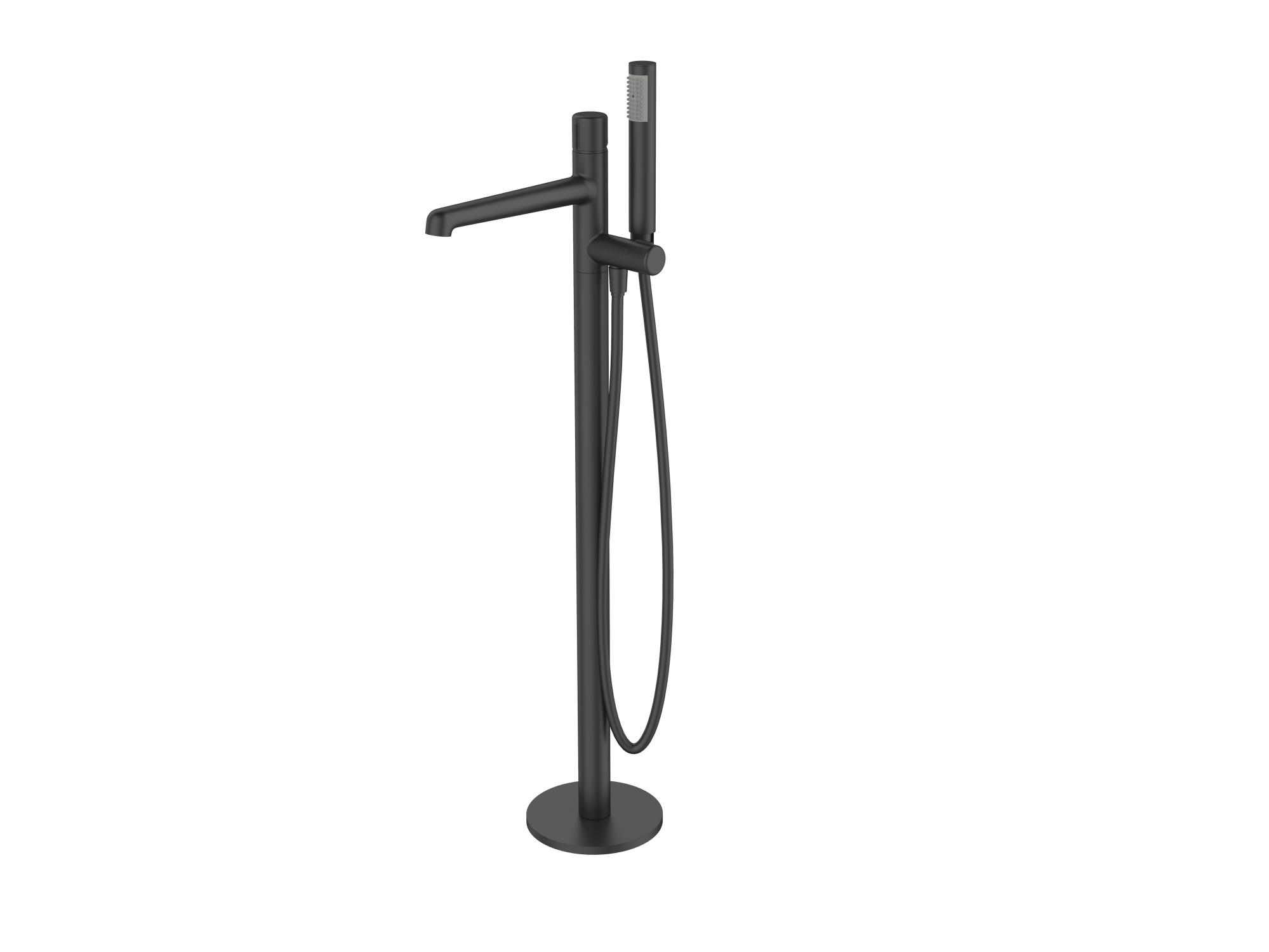 Напольный смеситель BelBagno UNO UNO-FMT-NERO черный матовый