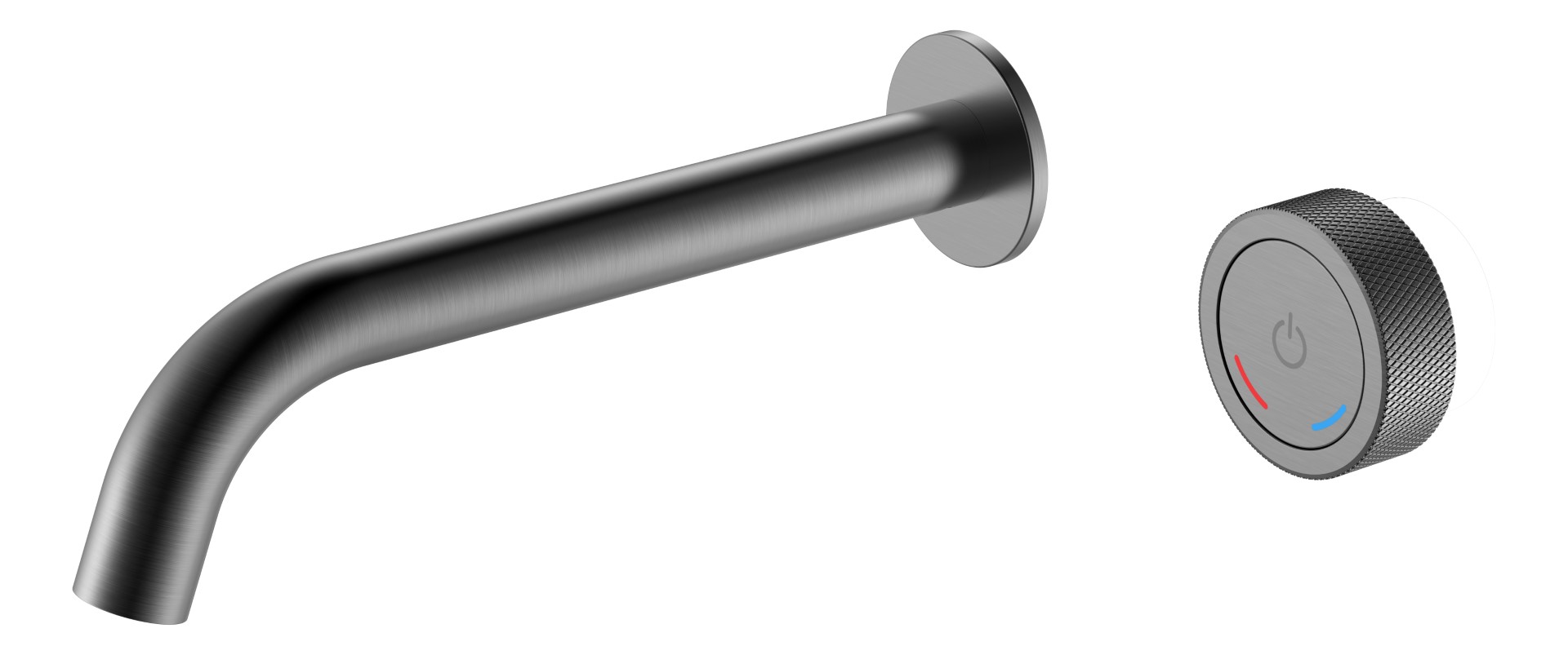 Смеситель для раковины Boheme Tech 158/2-GM Gun Metal