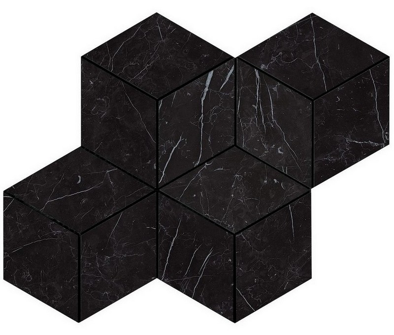 Мозаика Marvel Nero Marquina Mosaico Esag. Lapp. (AS2K)